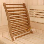 Sauna - Infrarot -  Ergonomische Rückenlehne - Zeder dunkel 
