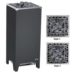 EOS Saunaofen Cubo 2+ Standofen Anthrazit Perleffekt 