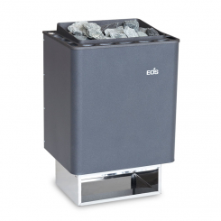 EOS Saunaofen Thermat  W Anthrazit Perleffekt incl. Saunasteine 