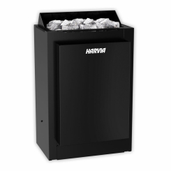 HARVIA 100 Combi Saunaofen "Combinator" mit Verdampfer Black 
