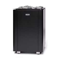 NARVI Ultra Stand Saunaofen 10,5 kW Black incl. Vulkanit Saunasteine 