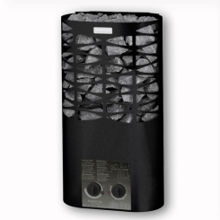 NARVI Wand Saunaofen Tarmo Mini NS Black 3,6 kW mit interierter Steuerung 