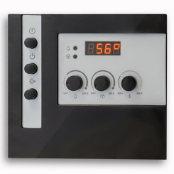 Sauna Steuergerät N-E3C für Finnische Sauna und Combibetrieb 