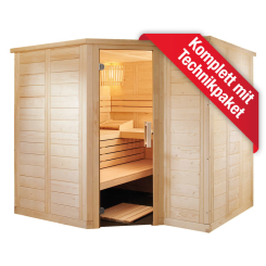 Domo by Sentiotec - Polaris Large Massivholzsauna 234 x 206 x 202 cm 