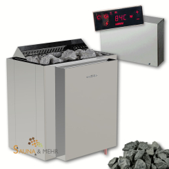 HARVIA Technik-Set | Viking / Qubic Combi Saunaofen + Harvia Steuerung Xafir CS110C + Saunasteine 