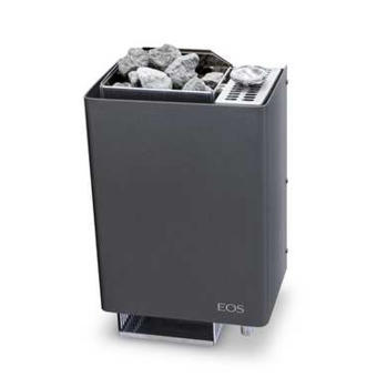 EOS Kombi Saunaofen mit Verdampfer Bi-O Mini W 3 kW 230V Anthrazit incl. Saunasteine 