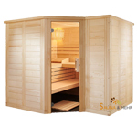 POLARIS Massivholz Saunakabine Large 232x204 - rechts 