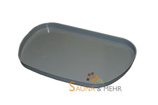 Auffangschale für Tropfwasser beim Aufguss 