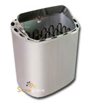 SCANDIA - "Next" Saunaofen - sehr edle Optik - Edelstahl gebürstet 