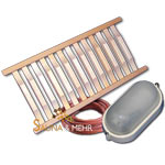 Sauna Innenbeleuchtung  - Set "Trend" für Eckmontage 